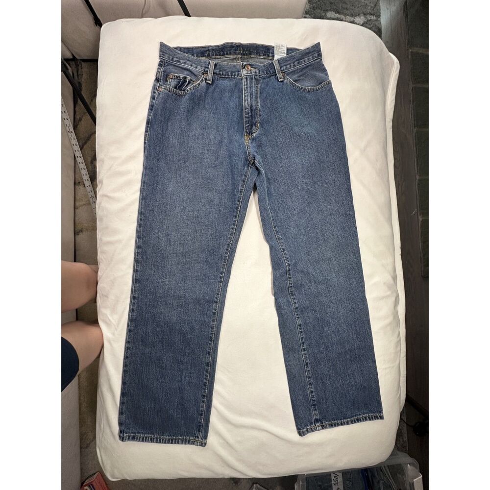 Nautica Jeans Co Mens Blue Denim Jeans 34 x 30 100% Cotton Y2K Streetwear